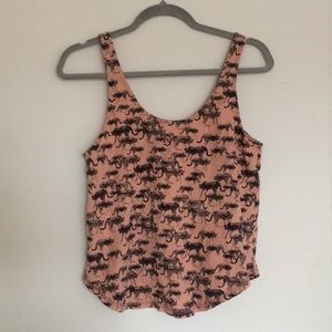 ⚡️Under $5⚡️ URBAN OUTFITTERS Leopard Racerback T